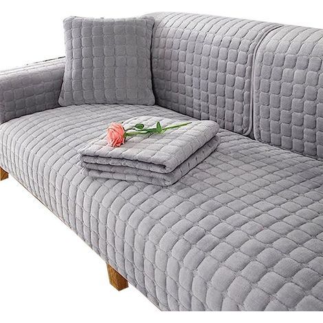 Housse de canapé en flanelle épaisse de 1 - 4 places pour chien et chat, antidérapant pour animaux de compagnie, tout en un, housse de canapé souple et élastique, housse de protection de canapé, houss (1/5)