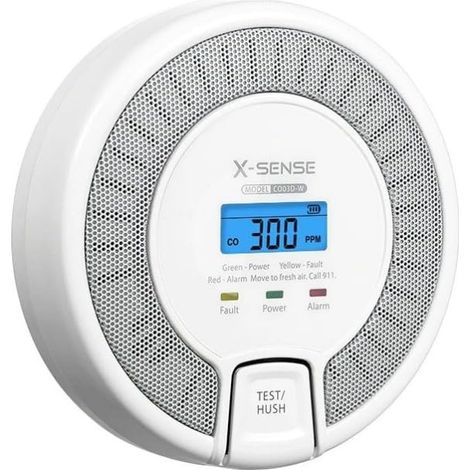 X-sense detector avanzado de monóxido de carbono blanco