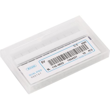 Jeu de 10 forets micro carbure pour PCB (0,5mm) - Outils de perçage de précision pour circuits imprimés, mèches en carbure de tungstène pour percer des trous fins.