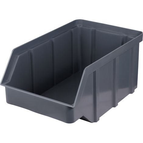 Conteneur d'atelier modèle 3, dimensions 225 x 145 x 110 mm, gris (1/2)