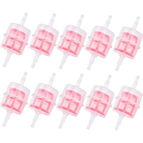Lot de 10 filtres à carburant universels en ligne pour véhicules diesel (grand format), pour tuyaux de 6 et 8 mm. (1/5)