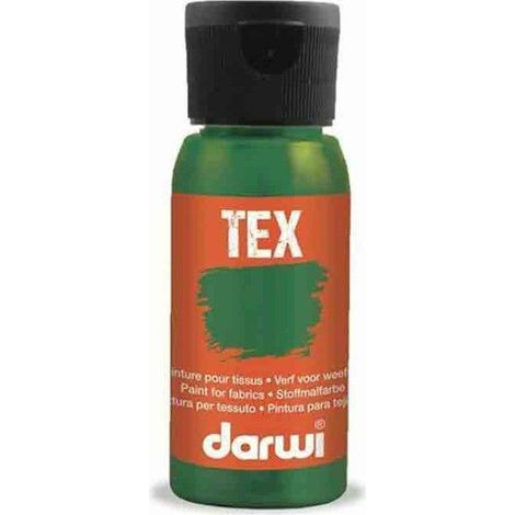 Peinture pour textile - Darwi - DA0100050662 - Vert pin - À base d'eau - Résistante au lavage