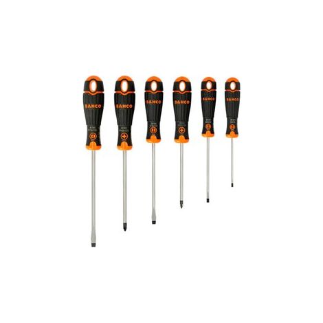 JUEGO DE DESTORNILLADORES BAHCOFIT, 6 PIEZAS - BAHCO (1/3)