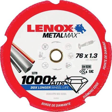 Disque Ø76mm MétalMax 75 x 1.3 mm - STANLEY BLACK & DECKER FRANCE