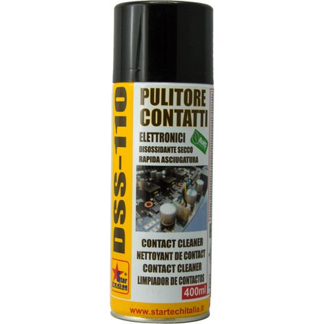 DSS-110 spray 400ml pulitore contatti elettronici disossidante secco non corrode 12 PEZZI