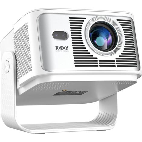 Proyector, resolución nativa 1080p, corrección trapezoidal automática, estabilizador A7 de 900 ANSI (1/2)