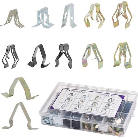 240 Pièces Clips de Fixation Voiture (1/5)