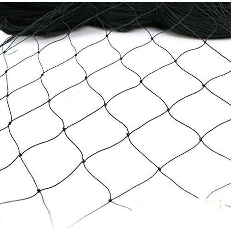 Filet Anti Oiseaux Filet Poules pour Protection Jardin Plantes Arbre,157.5m,noir (1/3)