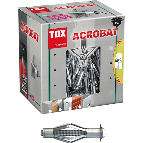 Cheville métal pour support creux Acrobat M5x52 mm petit paquet (1/4)