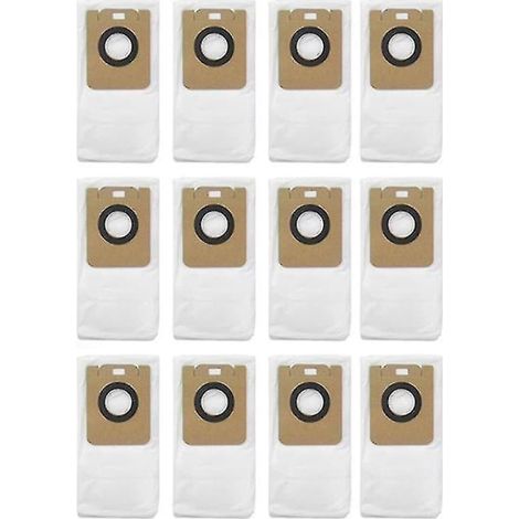 12 Staubsaugerbeutel für Xiaomi Dreame Bot D10 Plus Rls3d - FD21, hohe Qualität - AquaForge (1/5)