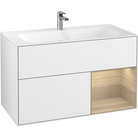 Villeroy & Boch G040PCGF armoire sous-lavabo Finion G04 (1/2)