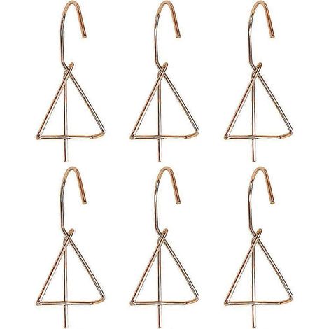 6 pièces Terracotta pots Hangers pot de fleurs cintre crochet plante Hangers métal plante mur cintre pour jardin plantes (1/5)