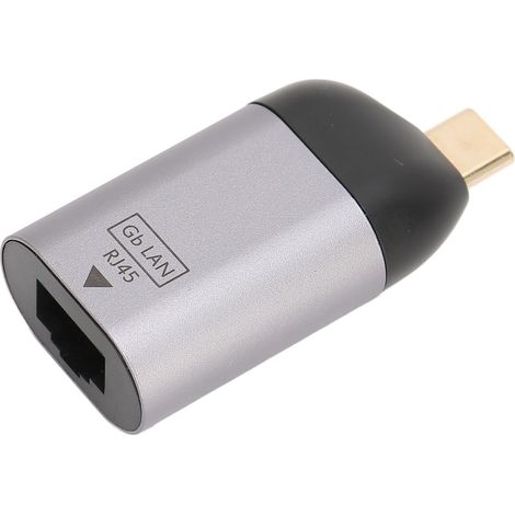 Adaptateur Ethernet USB-C Gigabit, Connexion Filaire Stable pour MacBook et PC Portable (1/5)