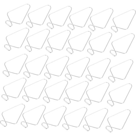 100 crochets plafond acier pour suspension et décoration (1/5)