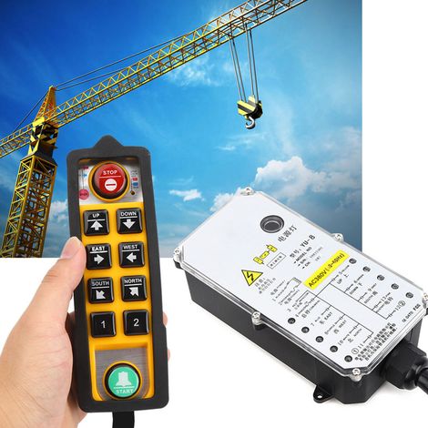 Télécommande pour palan électrique industriel à poignée unique YU-8AC380V (1/5)