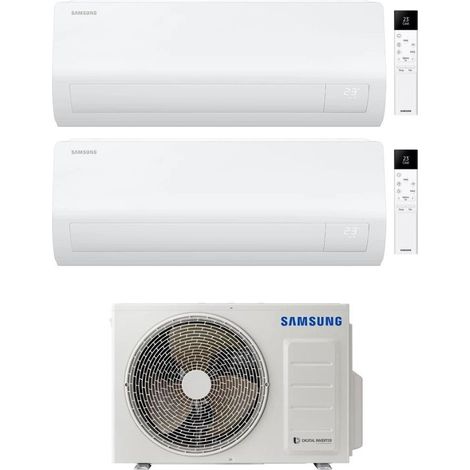 Samsung Climatizzatore Dual Split Cebu S2 9+12 con AJ040TXJ2KG/EU Inverter Wi-Fi Classe A+++