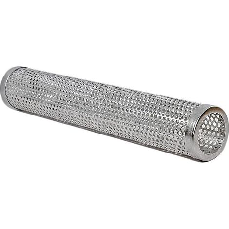 Boîte À Fumée - Fumoir À Pellets En Acier Inoxydable - Pour Barbecue - Diamètre 30 Cm - 1 Pièce (1/5)