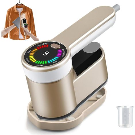Reise-Bügeleisen-Dampfgarer, vertikaler Dampfgarer, 2-in-1, vertikaler Bügeldampfer, Handdampf, tragbares Bügelgerät für Hemden, Mini-leichte Kleidung, tragbare Maschine, 1200 W + Bügelhandschuh