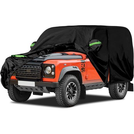 Housse Voiture imperméable pour Land Rover Defender 90 1990-2016  bâche de protection complète pour voiture, bache voiture exterieur, housse protection voiture pour soleil, neige, pluie,1990-2016,Defe (1/5)