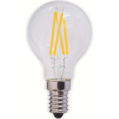 OPTONICA LED-Lampe 1478 Fil, E14, G45, EEK F, 4 W, 400 lm, 4500 K