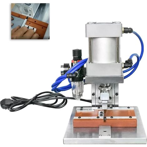 Machine De Sertissage Automatique Pneumatique, Presse À Riveter Automatique À Tête IDC, Machine De Sertissage Automatique De Câble Informatisé (1/5)