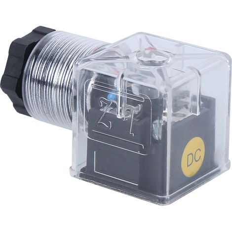 5 connecteurs de bobine pour électrovanne hydraulique, transparents à la tension, accessoires universels DC24 (1/5)