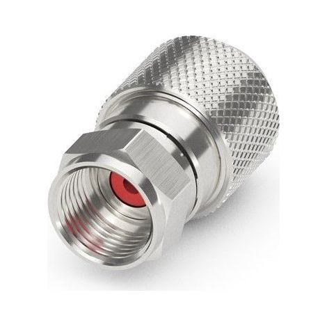 Goobay Confezione 10 Adattatori F per Cavi Diametro 7,2/7,4mm (1/5)