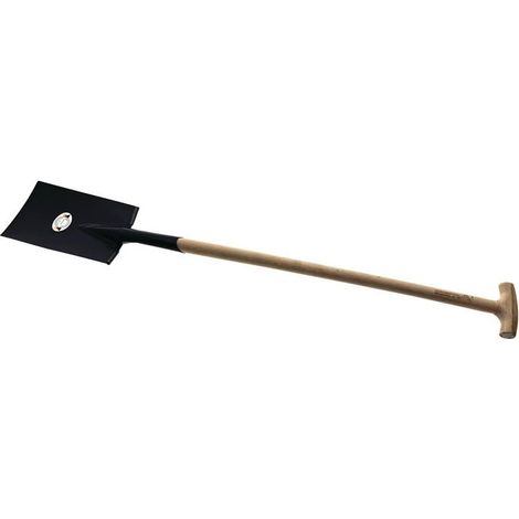 Rohrdllspaten Blattma 275 x 180 mm Gre 2 mit T-Stiel 850 mm 1700 g