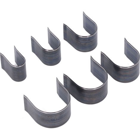 Kit de piercing en cuir 6 pièces, forme de pointe de flèche ronde, kit de loisirs créatifs avec boîte de rangement (1/5)