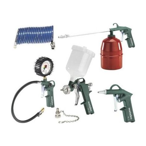 [601586000-Metabo] Set d'outils pneumatiques Metabo LPZ 7 Set pour compresseur à air (1/2)