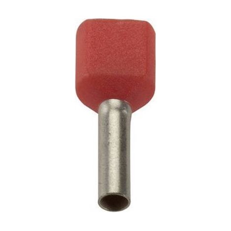 Embout double d'extrémité de câble LAPP AHI-TWIN 2X6 YE 61802033 6 mm² x 14 mm partiellement isolé jaune 100 pc(s)