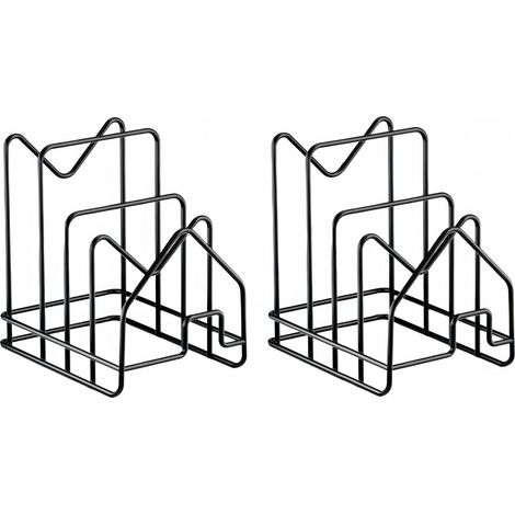 Ensemble de 2 supports pour couvercles de casseroles de cuisine, adaptés aux couvercles de casseroles d'un diamètre de 16 à 34 cm. (1/5)