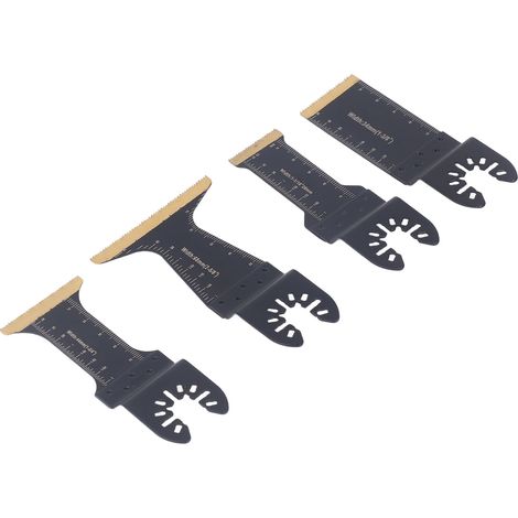Kit d'accessoires pour scie oscillante universel à dégagement rapide (6 lames) pour la découpe du bois, du métal et du plastique (1/5)