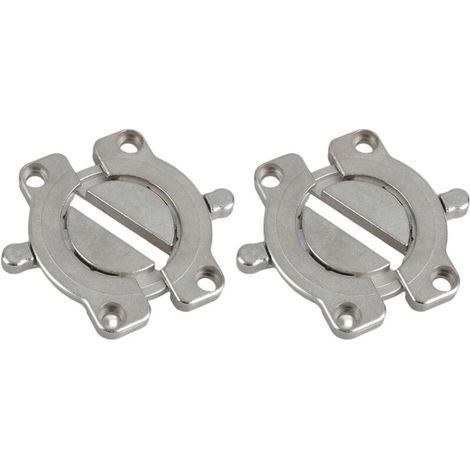 Set of 2 practical connecting rails for worktops - Portable accessory for dining tables and office supplies (1/4)