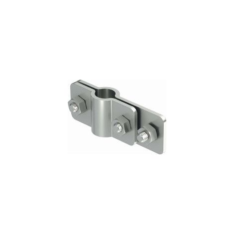 OBO Bettermann Anschlussschelle für OMEX-Erder 20mm Edelstahl, rostfrei A2 1.4301, 5 Stück, 5001366 (1/2)