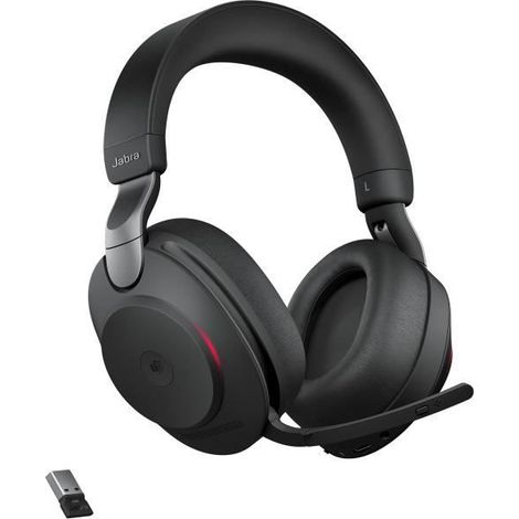 Casque sans fil - JABRA - Evolve2 85 - Stéréo - USB-A - Annulation active du bruit (1/5)
