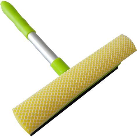 Éponge grattoir de fenêtre - Balai d'essuie-glace pour portes de douche, brosse de nettoyage de pare-brise Accessoire pour outils de nettoyage, manuel à main, éponge (1/5)