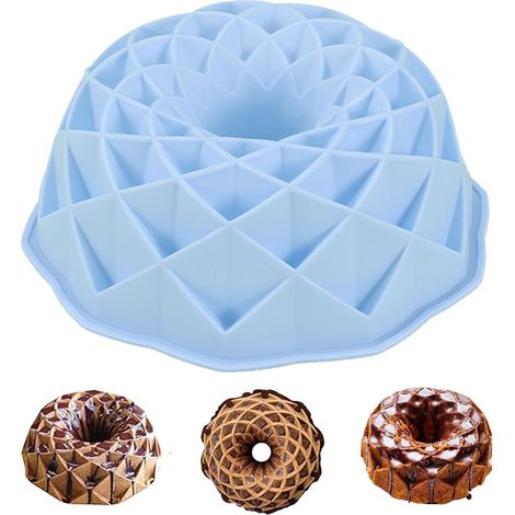 Silikon-Backform, 23 cm, Silikon-Backform mit antibakterieller Backform, große Gelatine, warme Backform, gemischte Schoon, um Backform für Kuchen, Gelatine, Gelatine, Brot zuzubereiten