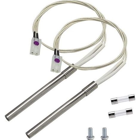 Kit de remplacement pour allumeur Hot Rod (lot de 2) pour barbecue à pellets Pit Boss. compatible avec les barbecues Pitboss. Traeger et Camp Chef. avec 2 fusibles. (1/5)