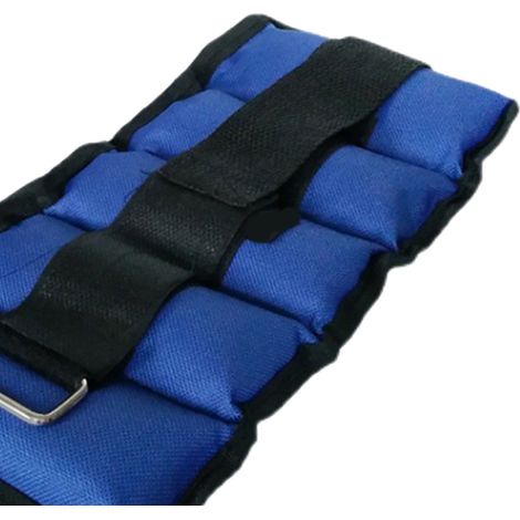 1,3 kg schweres, blaues, verstellbares Knöchelgewicht – Einfaches, modulares Trainingszubehör für Sport und Regeneration (1/5)