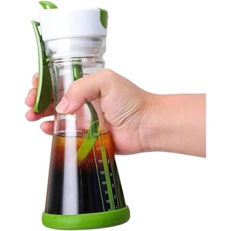 Shaker à Vinaigrette, mélangeur à Vinaigrette Mélangeur Vinaigrette Maison Récipient Shaker à Vinaigrette sans Fuite avec Balance (1/4)