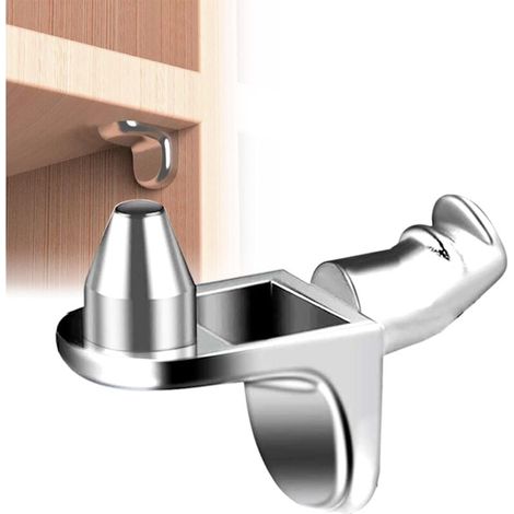 ZVD-Taquet Etagere 5 mm 30 pièces Supports D'étagère avec Angle Fixe et Angle de Dupport, Supports D'étagère, Support D'étagère, Supports D'étagère - Supports D'étagère 5 mm Adaptés aux Armoires (1/4)