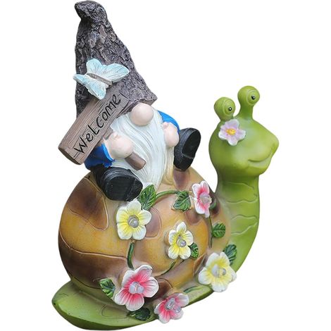 Figurines de Jardin d'escargots, Statues de Jardin Solaire (1/5)