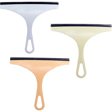 Raclette De Douche - Lame En Silicone Flexible - Pour Porte De Douche Et Fenêtre - Lot De 3 (1/5)