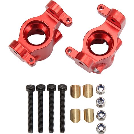 2-teilige CNC-gefräste Aluminium-Lagerblöcke für Axial RBX10 Ryft, Upgrade-Teile für 1/10 RC-Cars (1/5)