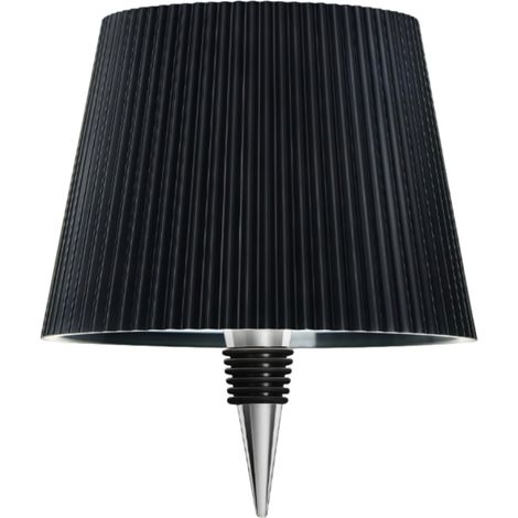 Lámpara LED recargable para botella, lámpara de escritorio, efecto de luz RGB, lámpara de ambiente creativa, lámpara para botella enchufable, lámpara para botella a rayas - plástico, efecto de luz RGB (1/3)