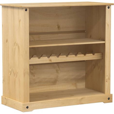 Maison Exclusive - Cantinetta per Vini Corona 107,5x51x105,5cm Legno Massello Pino