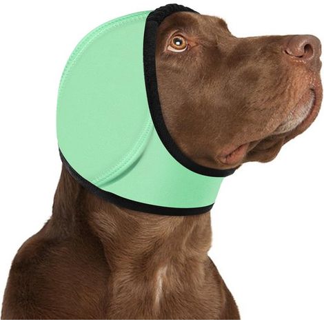 Felpa calmante per cani: previene le vibrazioni delle cuffie, riduce l'ansia e il rumore, cuffie impermeabili per animali domestici, per F (1/5)