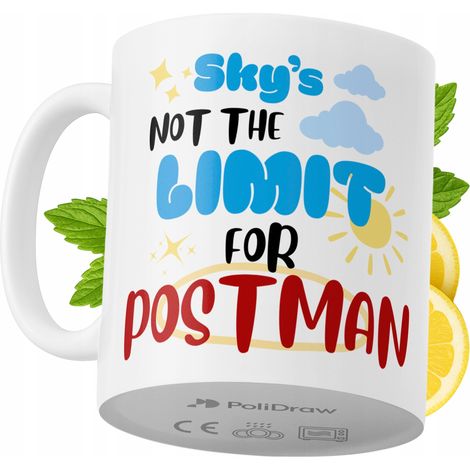 Taza de café/té divertida con diseño de texto humorístico para cartero. Taza ideal para cumpleaños, santos y días festivos. Taza premium para ocasiones especiales en casa, la oficina o el trabajo. Col (1/5)