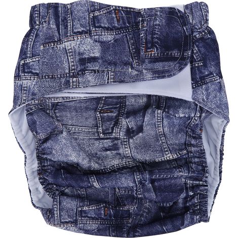 Culotte lavable pour incontinence adulte étanche avec attaches auto-agrippantes (1/5)